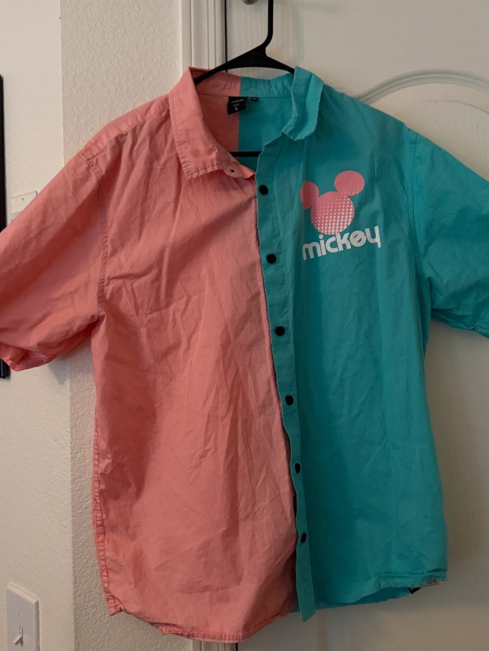 Disney Mickey button up shirt